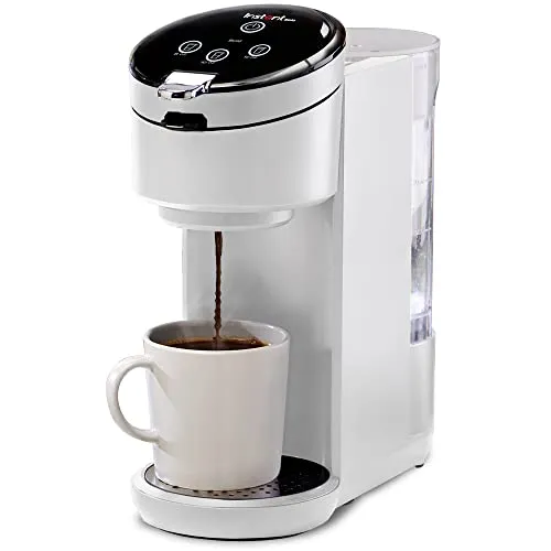 Instant Pot K-Cup Compatible Single Serve Coffee Maker, 8-12oz, 40oz Reservoir, White