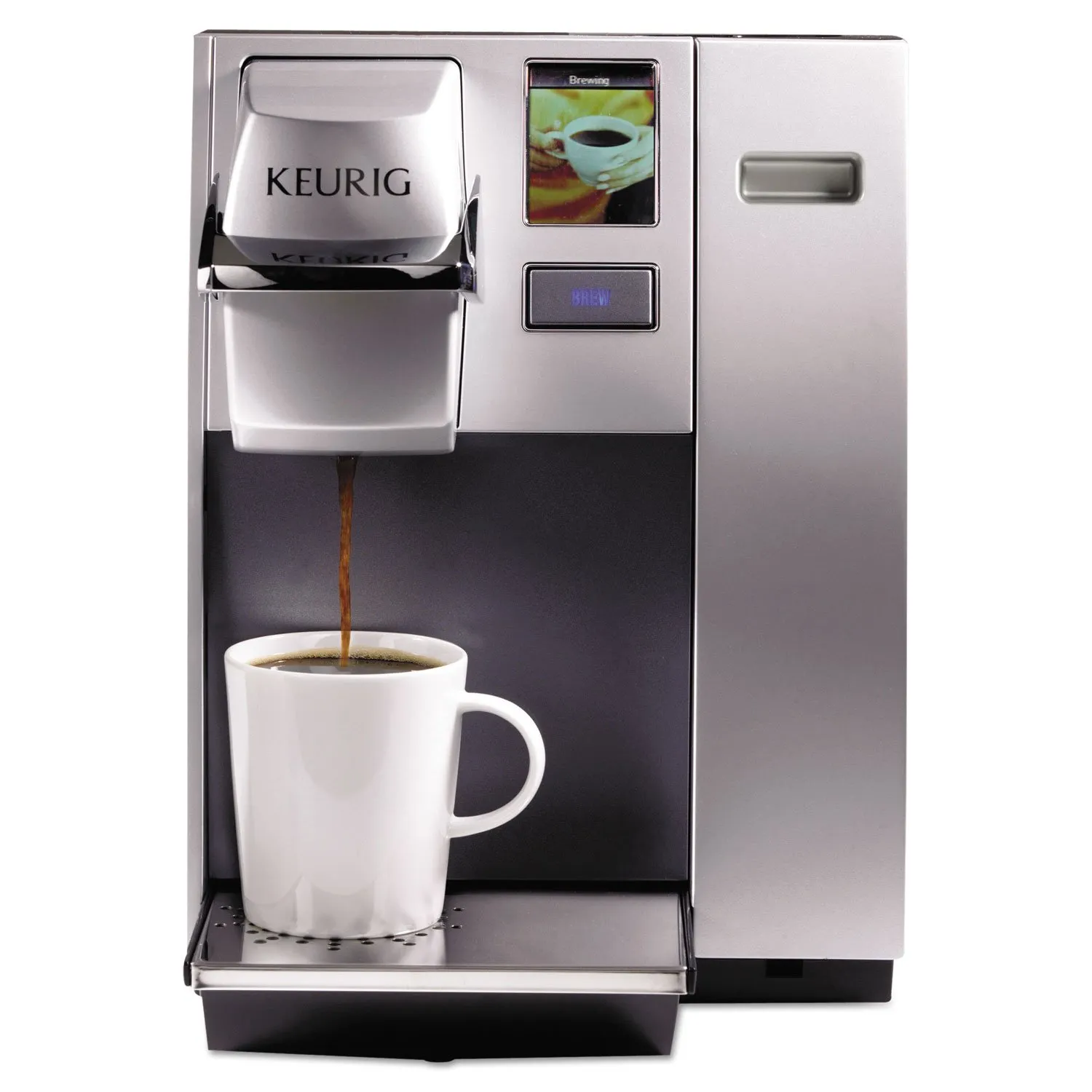 Keurig 20155 OfficePRO K155 Brewing System, 8oz Single-Cup Coffee Maker in Silver