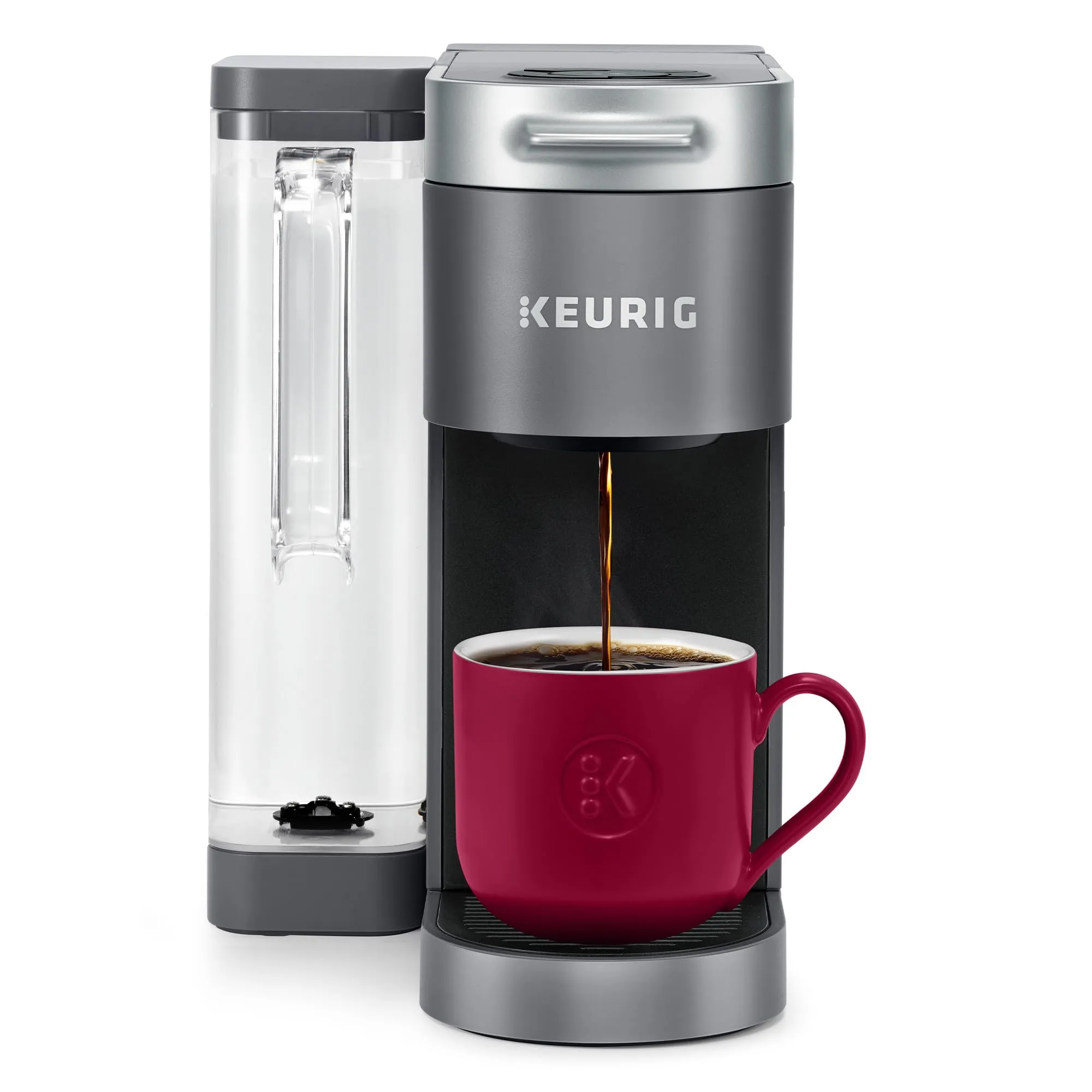 Keurig K-Supreme Coffee Maker with MultiStream Technology, 66 oz Reservoir, Gray Finish