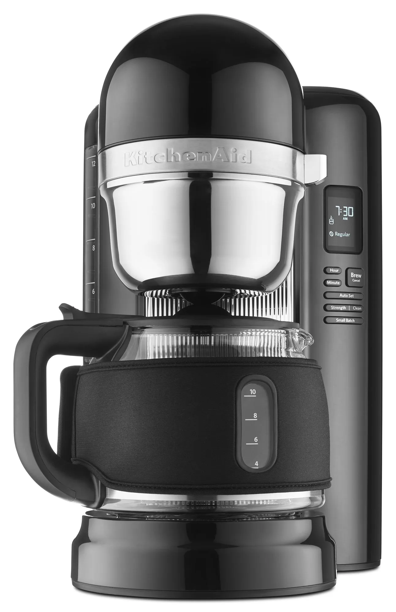 KitchenAid 12-Cup Coffee Maker with One Touch Brewing, Insulated Carafe, Onyx Black