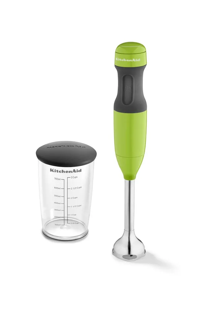 KitchenAid 2-Speed Hand Blender, 8' Green Apple - Powerful, Dishwasher Safe, BPA-Free Jar