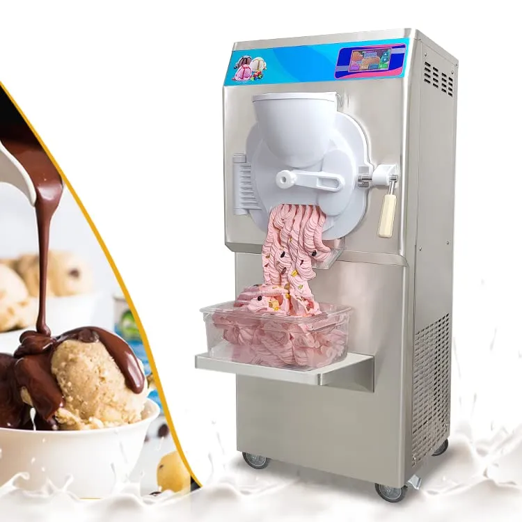 Kolice ETL Certified Hard Ice Cream Machine – 9-11 Gal/hr, Stainless Steel, 24.47'x28.35'x52.36'