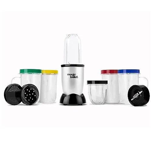 Magic Bullet 17-Piece Set MBR-1701P - BPA-Free Plastic, Powerful Blades, Compact Design