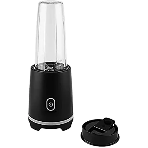 Mainstays Single Serve Blender, Black - 220W, BPA-Free, Dishwasher Safe, Includes Spatula