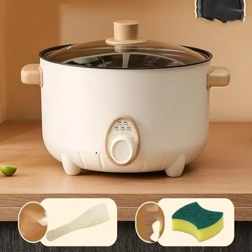 Multi-functional Small Electric Pot - Non-stick Hot Pot with Smart Cooking Features