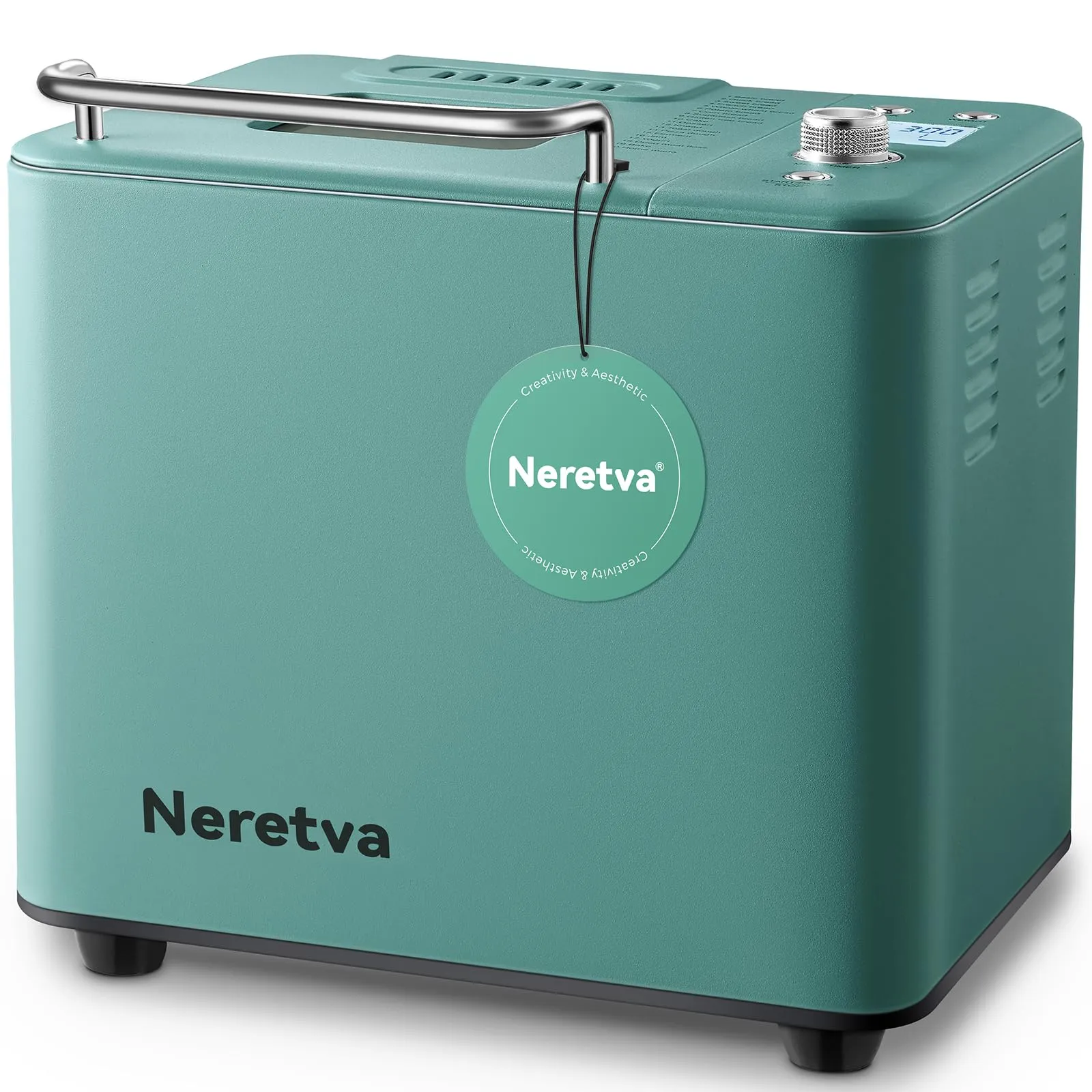 Neretva 20-IN-1 Bread Maker with Dual Heater, 2LB Capacity, Nonstick Ceramic Pan, BPA-Free