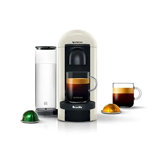 Nespresso VertuoPlus Coffee & Espresso Machine by Breville - White, Single Serve, 40oz Tank