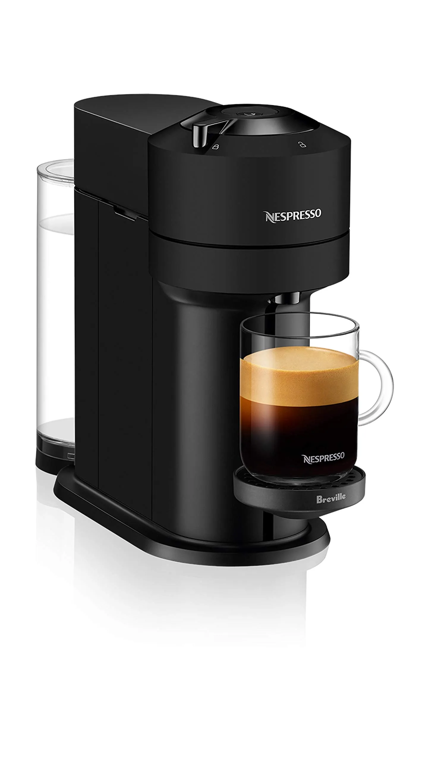 Nespresso VertuoPlus Coffee & Espresso Machine by Breville, 1.1L, Ink Black - Versatile Brewer