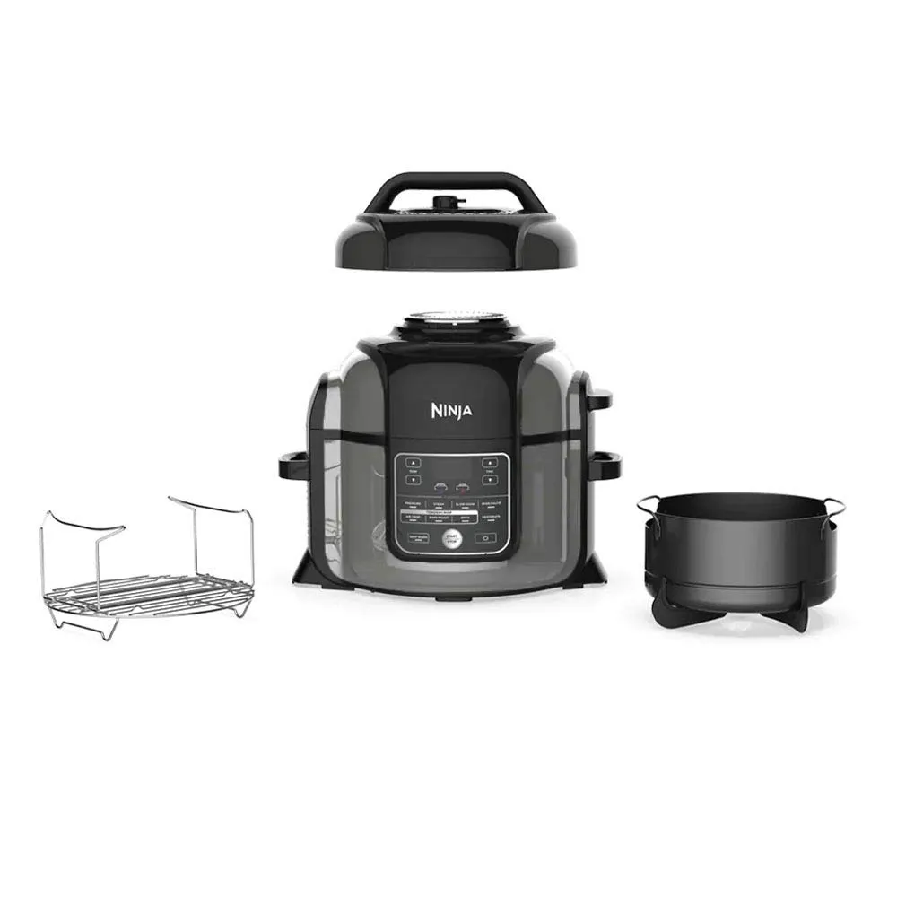 Ninja Foodi OP305 6.5 Quart TenderCrisp Pressure Cooker - Black/Gray, 5-in-1 Cooking Functions