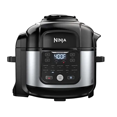 Ninja OS301/FD305CO Foodi 10-in-1 Pressure Cooker & Air Fryer, 6.5-Quart, Stainless Steel Finish