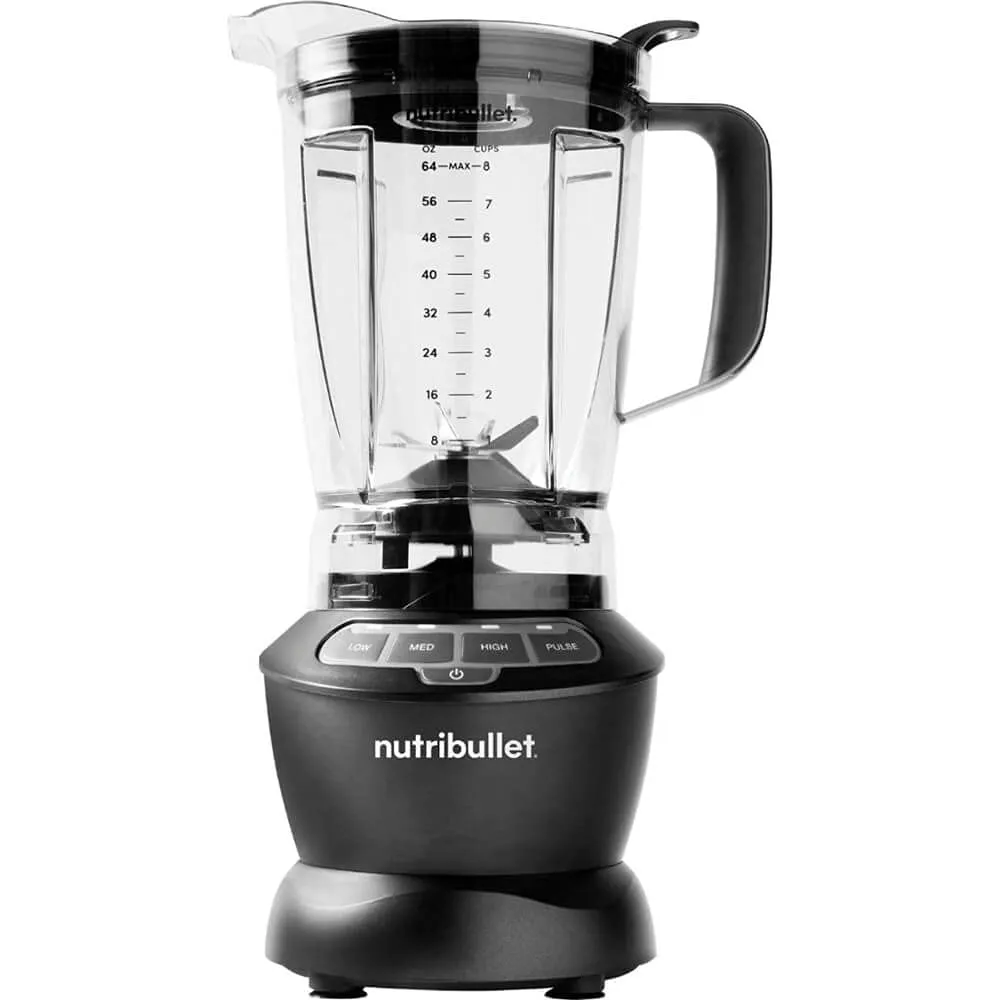 NutriBullet NBF50400 4-Speed Blender (Renewed) - 64 oz Capacity, BPA-Free, Compact Design