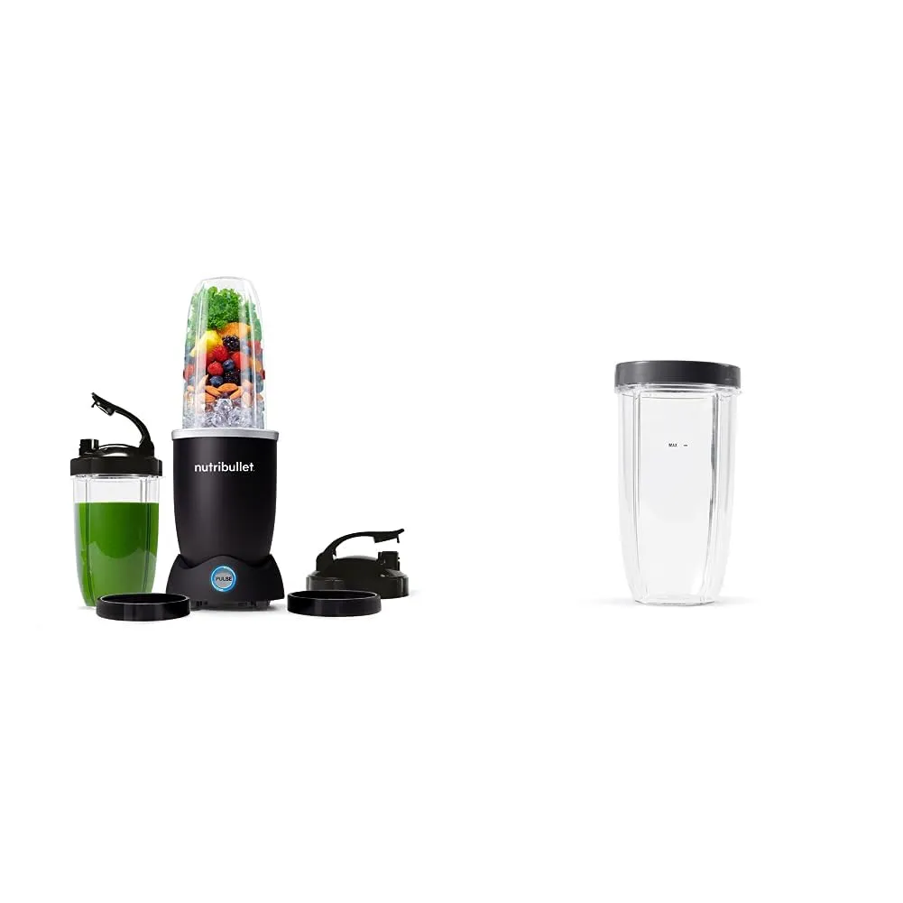 NutriBullet Pro+ 1200W Blender with Pulse Function & 32oz Colossal Cup - Matte Black