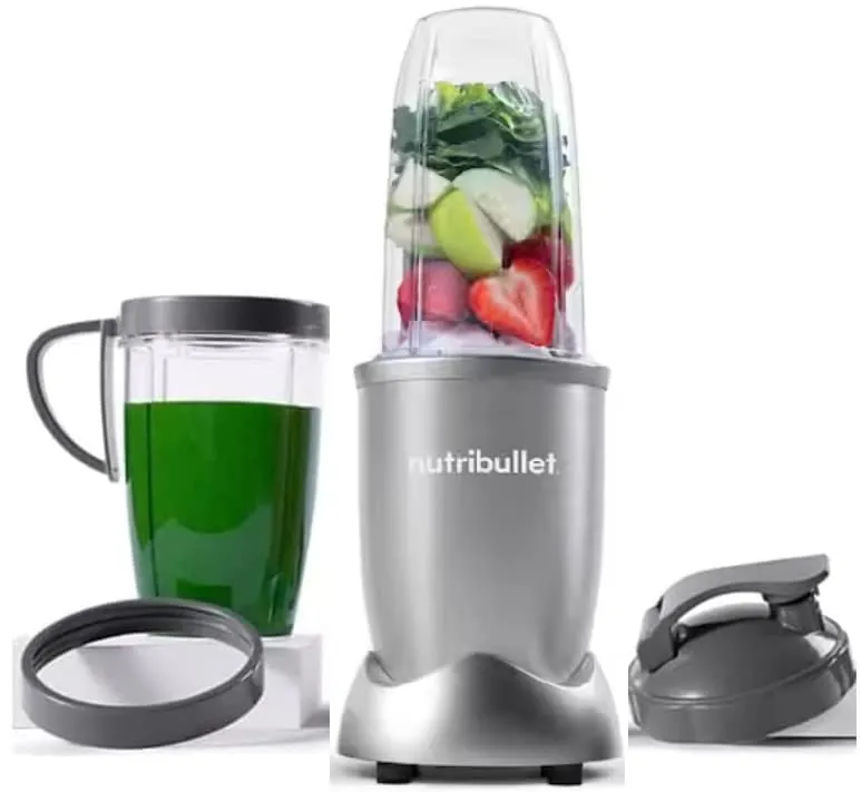 NutriBullet Pro 900-Watt Blender - Special Edition Silver, Smoothies in Under 60 Seconds