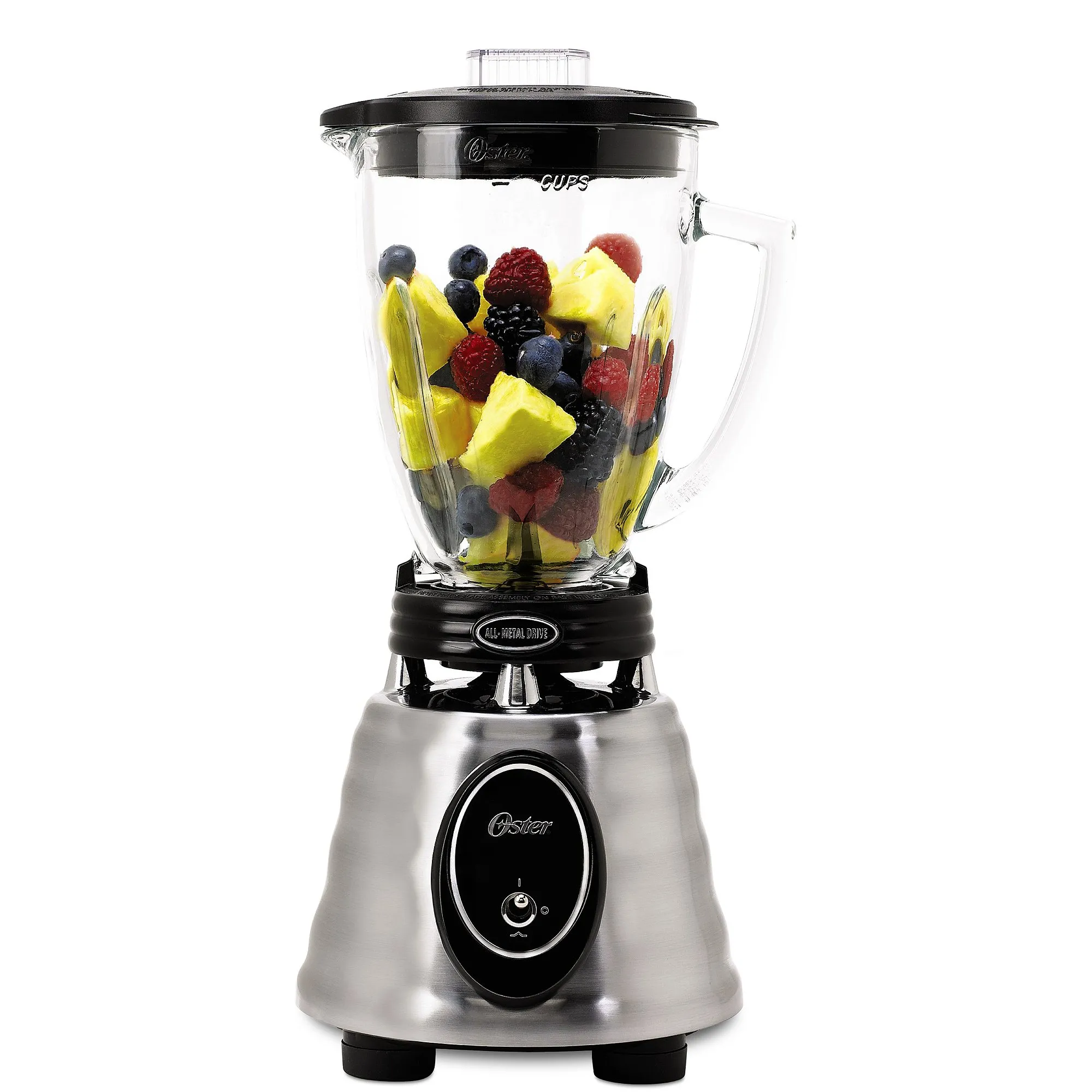 Oster 6-Cup Beehive Blender with 2-Speed Toggle, Brushed Stainless Steel, 1000 Watts Power