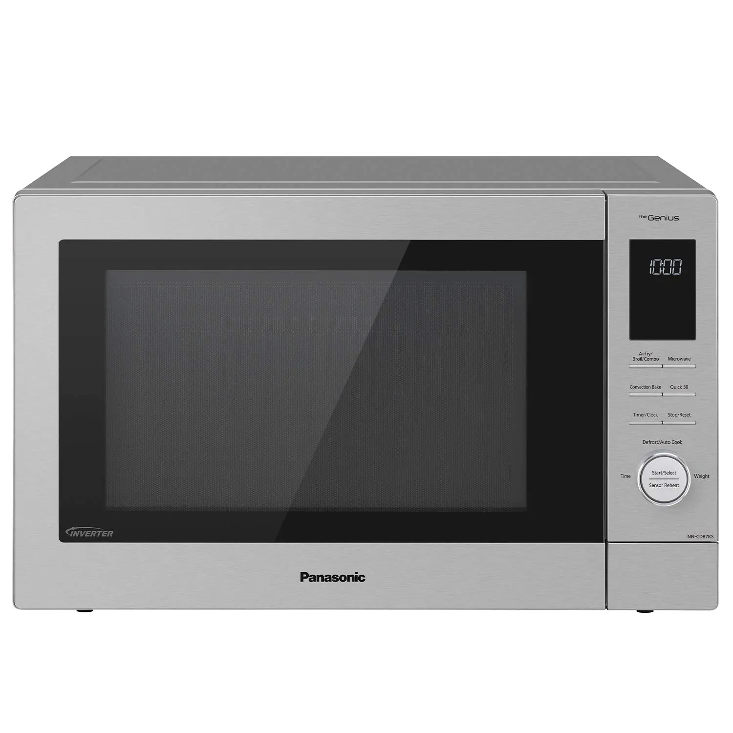 Panasonic NN-CD87KS 4-in-1 Microwave Oven, Air Fryer, Convection Bake, Stainless Steel, 1.2 Cu.Ft