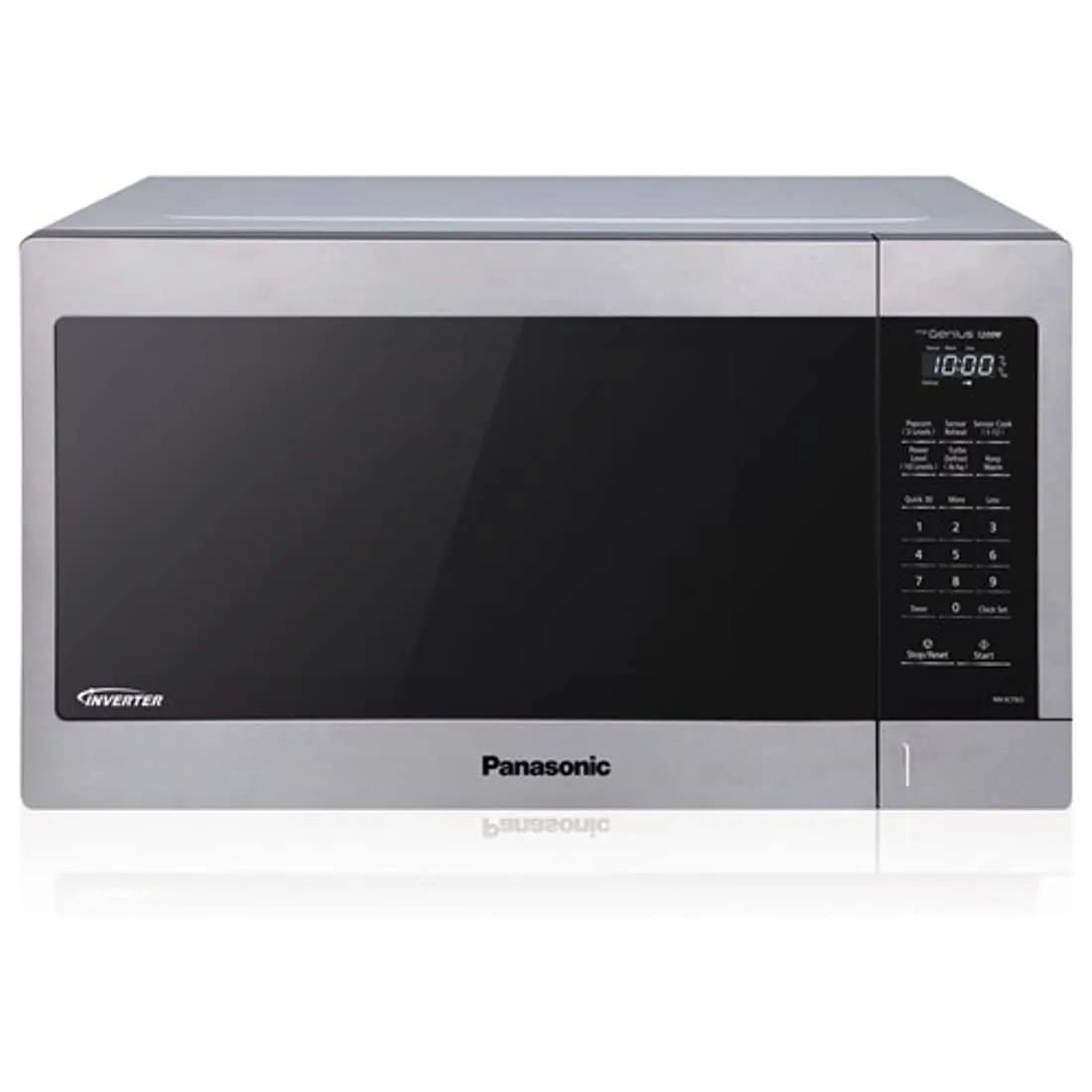 Panasonic NN-SC73LS 1.6 cu ft 1200W Inverter Microwave with Auto Defrost - Renewed