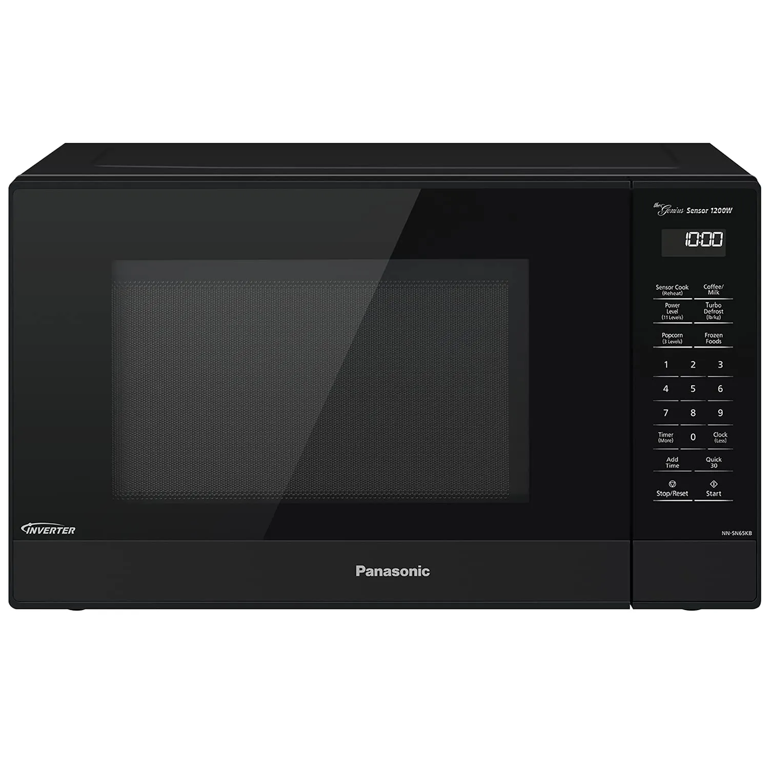 Panasonic NN-SN65KB Microwave Oven - 1200W, 1.2 cu.ft. with Inverter Technology & Smart Cooking