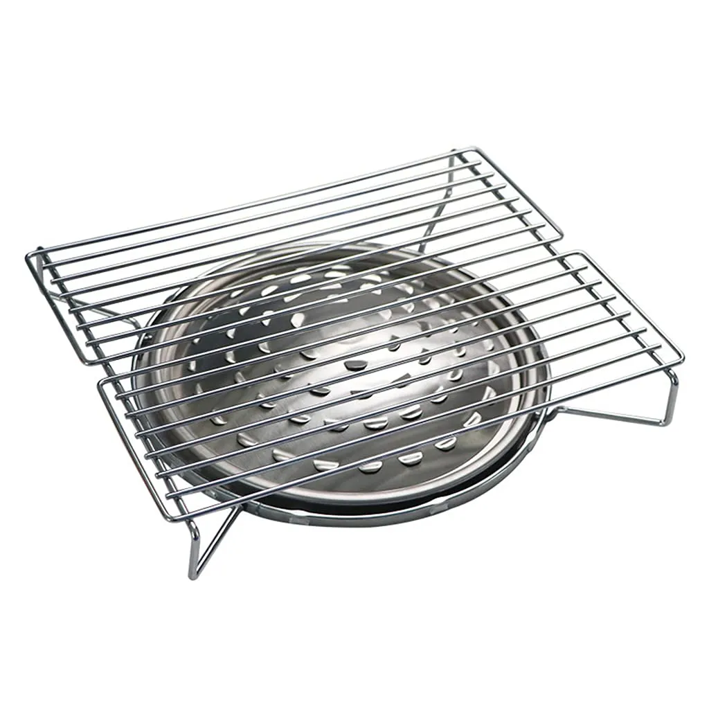 Portable Stainless Steel Barbecue Rack - GAOSHA, High-Temperature Resistance, Easy to Clean