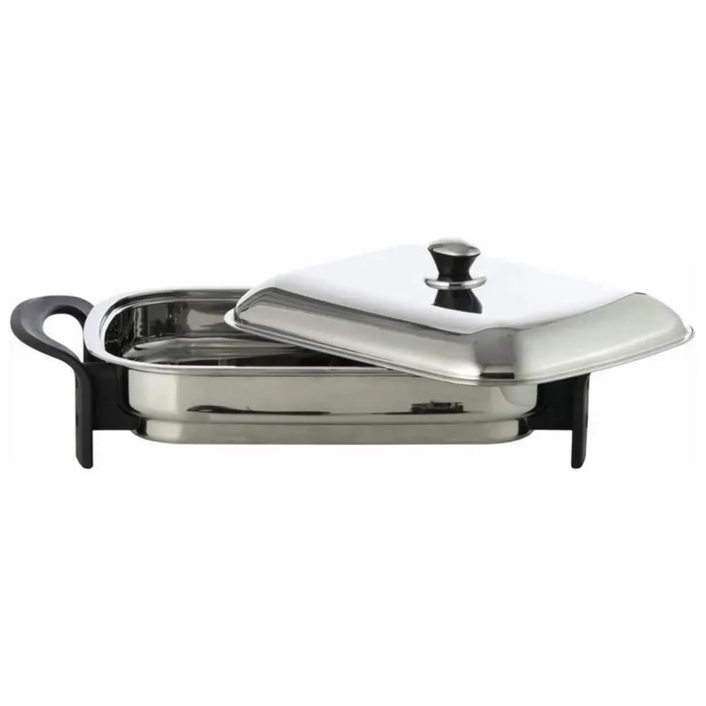 Precise Heat 16' Stainless Steel Electric Skillet with Adjustable Temperature Control