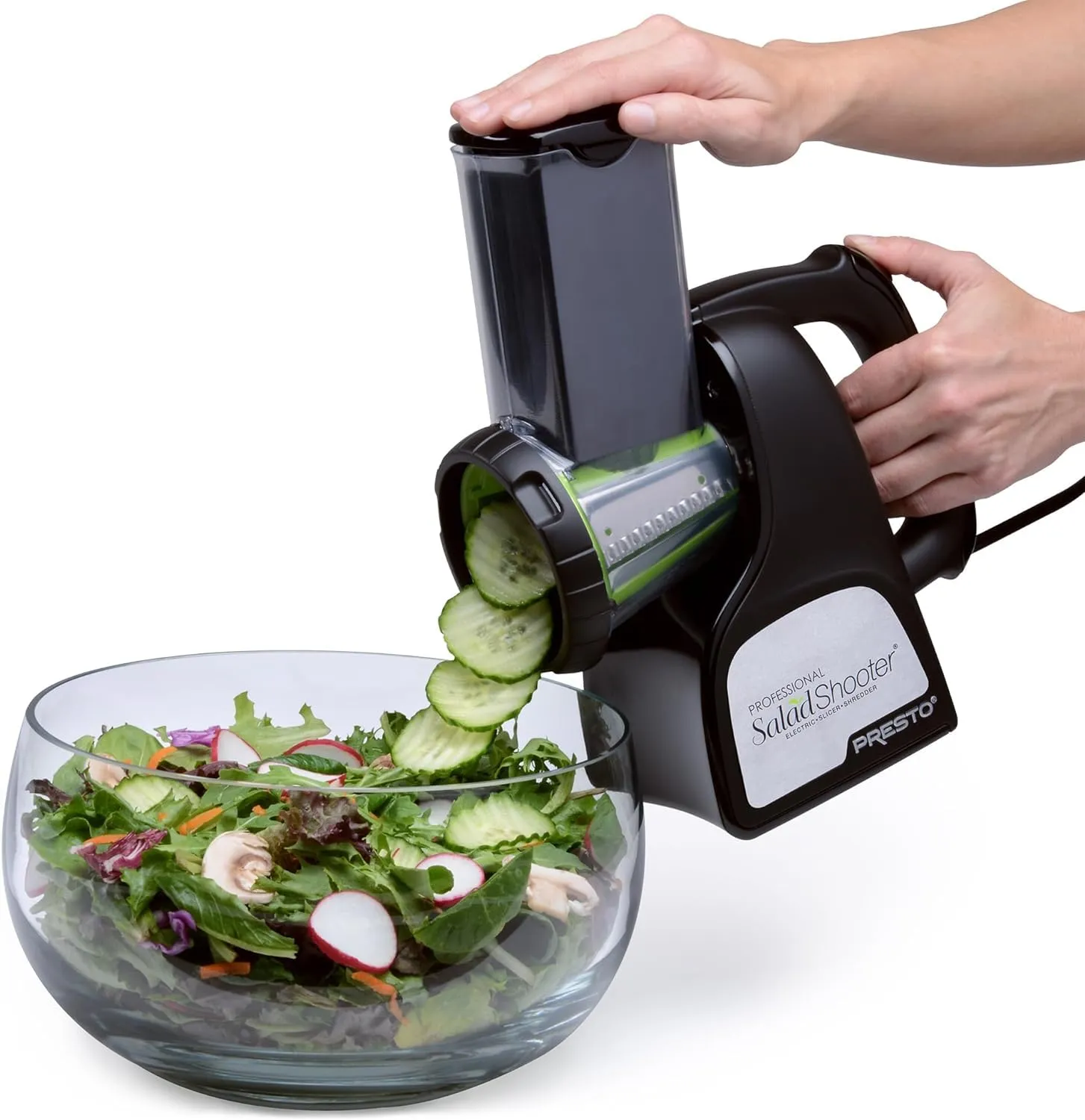 Presto 2970 Pro SaladShooter Slicer Shredder for Quick and Easy Food Preparation