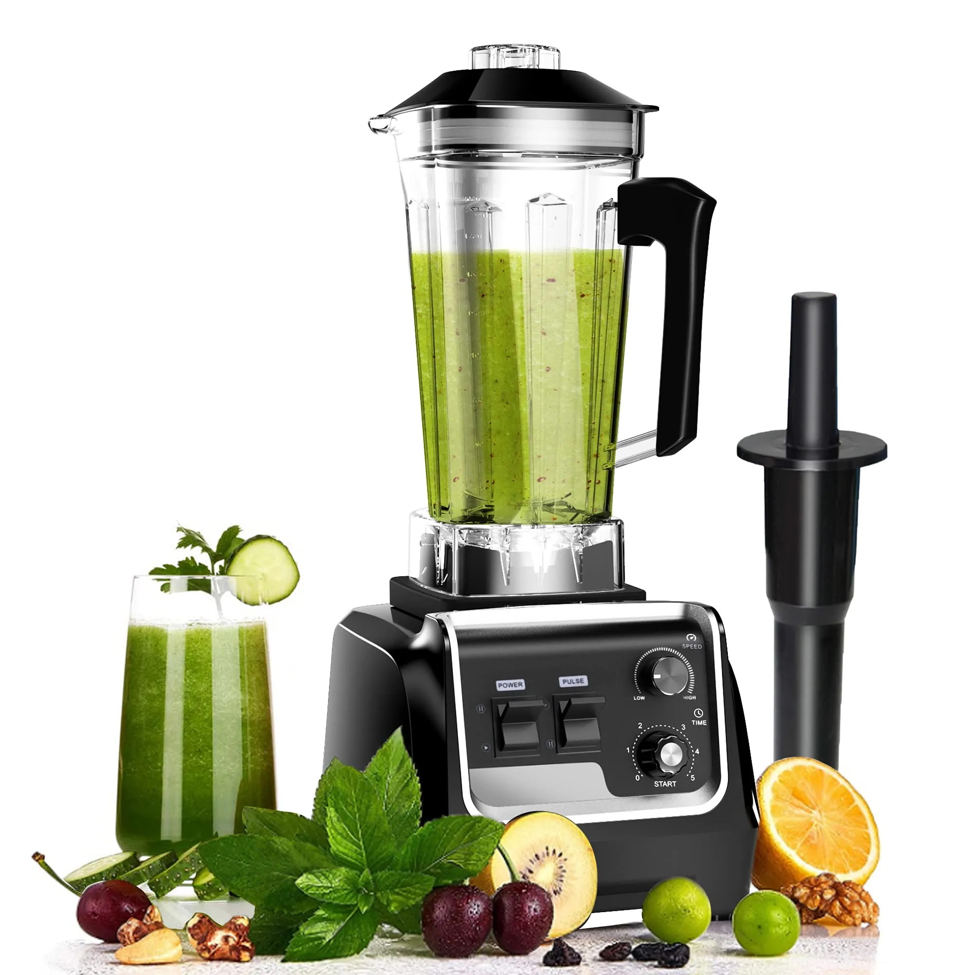 Professional 2200W Kitchen Blender for Smoothies, Shakes & Ice Crushing - 68oz Container