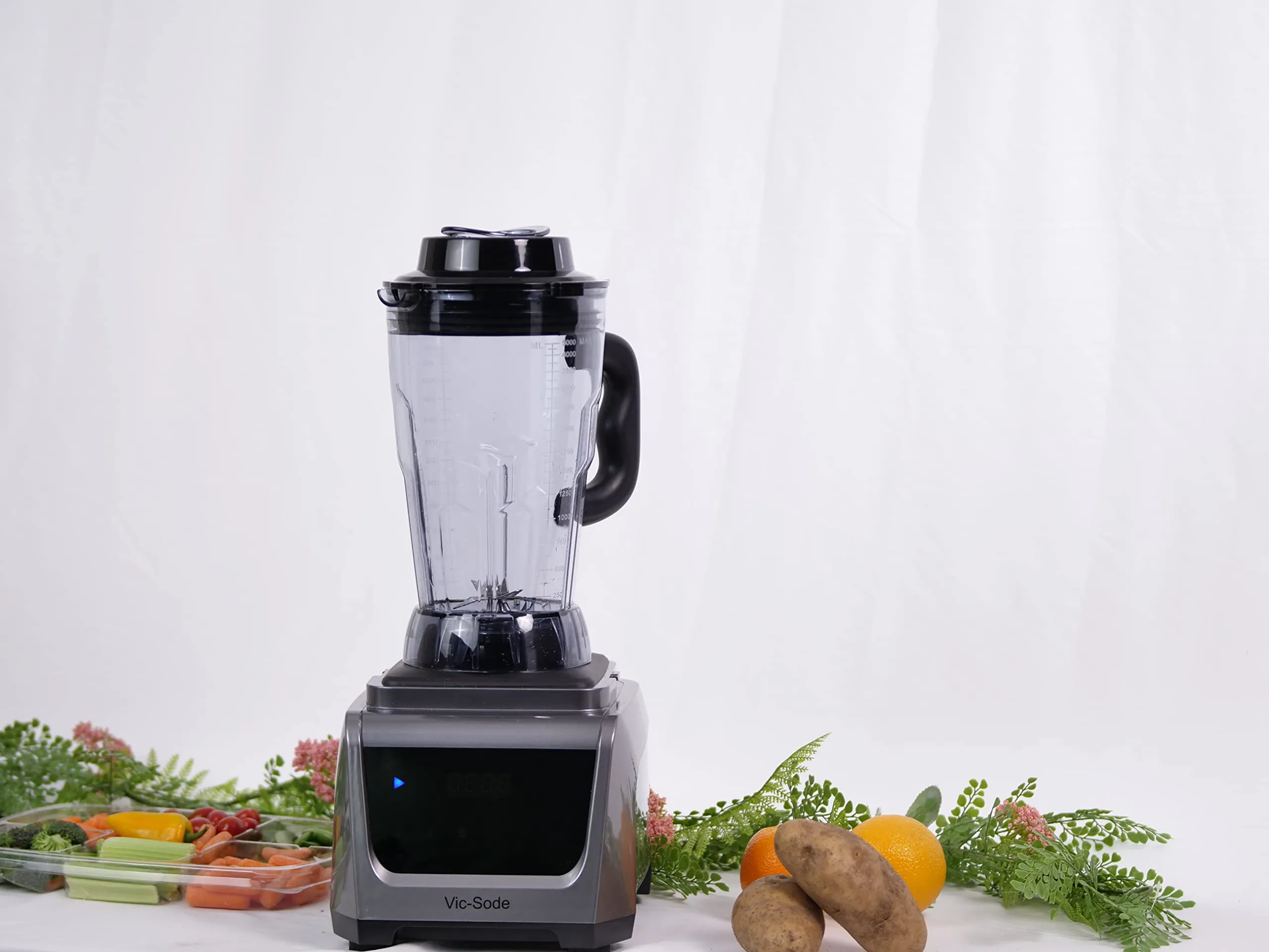 Professional Kitchen Blender 5L Capacity, High-Performance for Smoothies, Juices, and Shakes