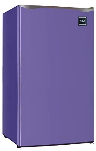 RCA RFR320-PURPLE-COM Compact Refrigerator 3.2 Cu. Ft. - Purple, Adjustable Thermostat & Freezer