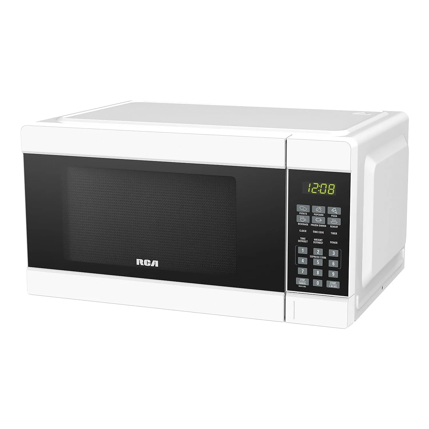 RCA RMW1132-WHITE 1.1-Cu-Ft 1000-Watt Microwave with Interior Light, White Finish