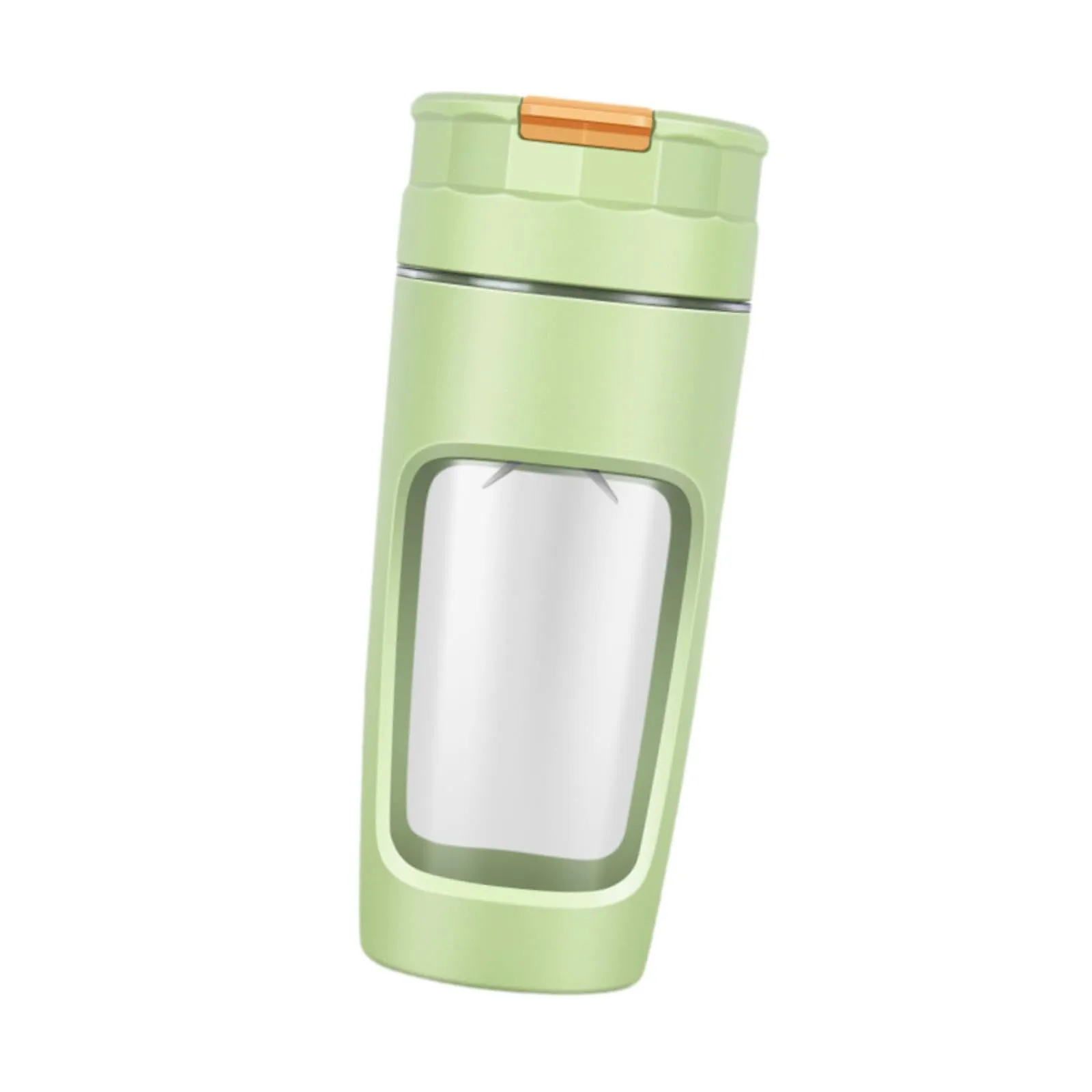 Smoothie Blender USB Rechargeable with Foldable Handle, Ice Crusher Blade, Green, 600ml