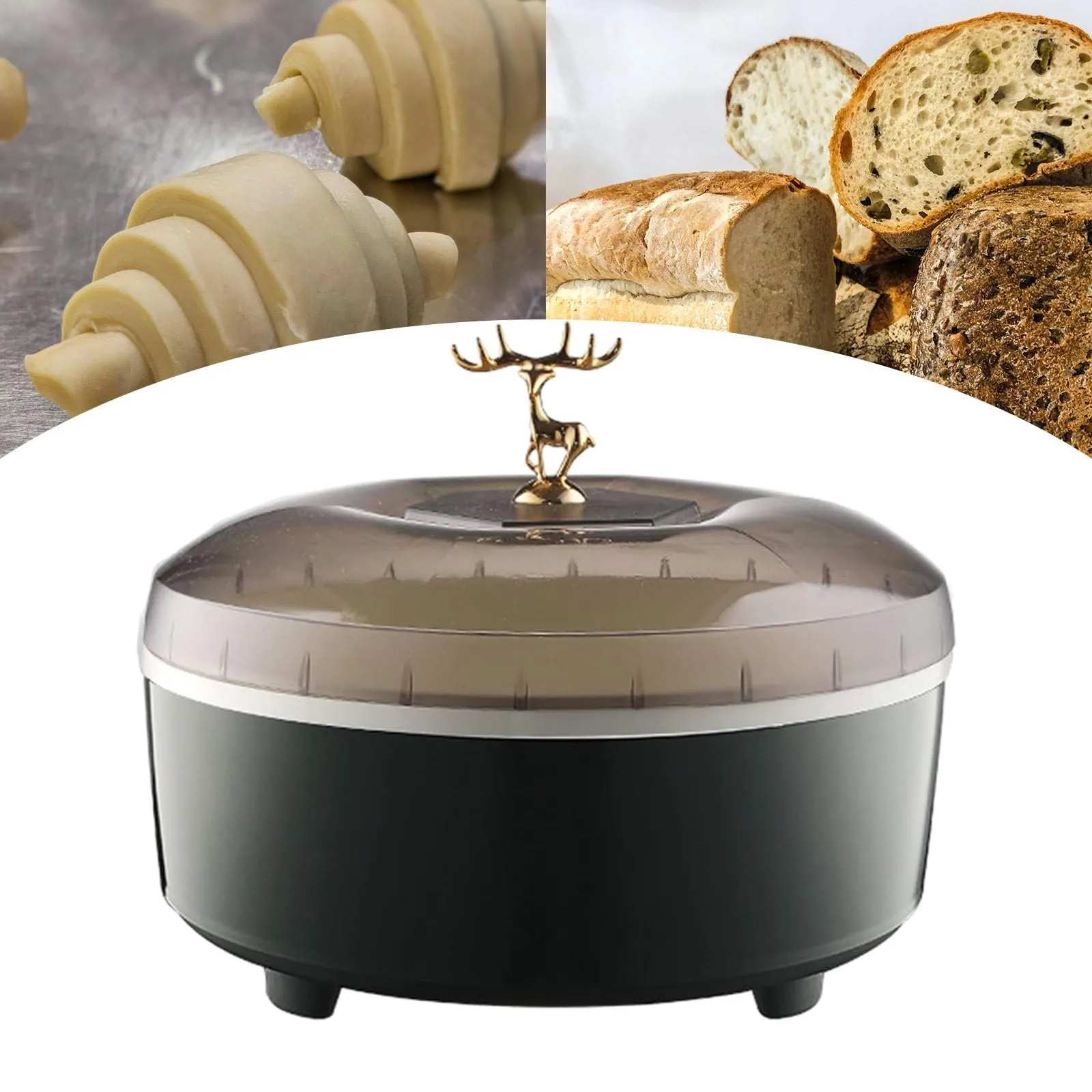 Sourdough Bread Fermentation Machine with Temperature Control, Stainless Steel Liner, Green