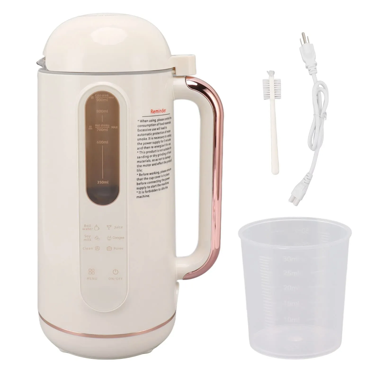 Soy Milk Maker Automatic High Speed Blender, Multifunctional Nut Milk Maker, 700ML Capacity