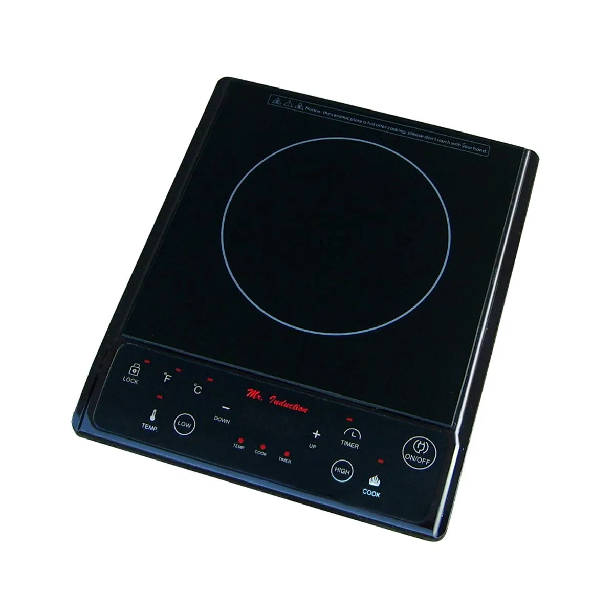 SPT SR-964TBA 1300W Induction Cooktop Black with 7 Power Settings & Keep Warm Functionality