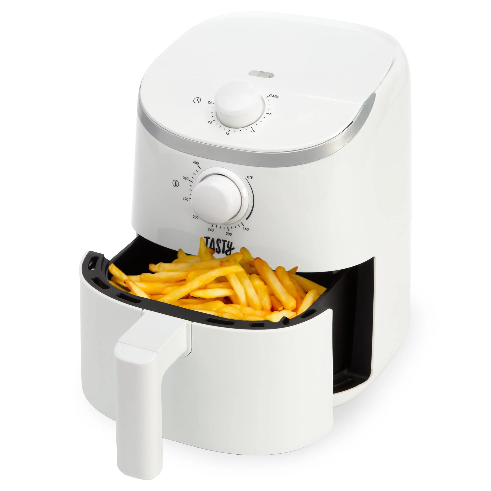 Tasty Personal Air Fryer 2-Quart, Healthy Cooking with Adjustable Temp Control, Nonstick Design