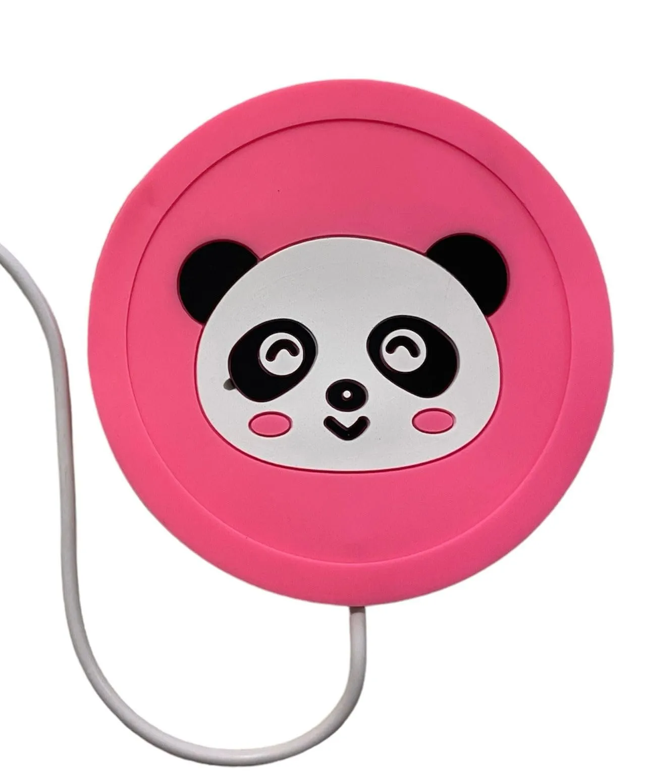 USB Silicone Under-The-Cup Heater, Pink 10x10, Constant Temperature for Tea/Coffee/Milk