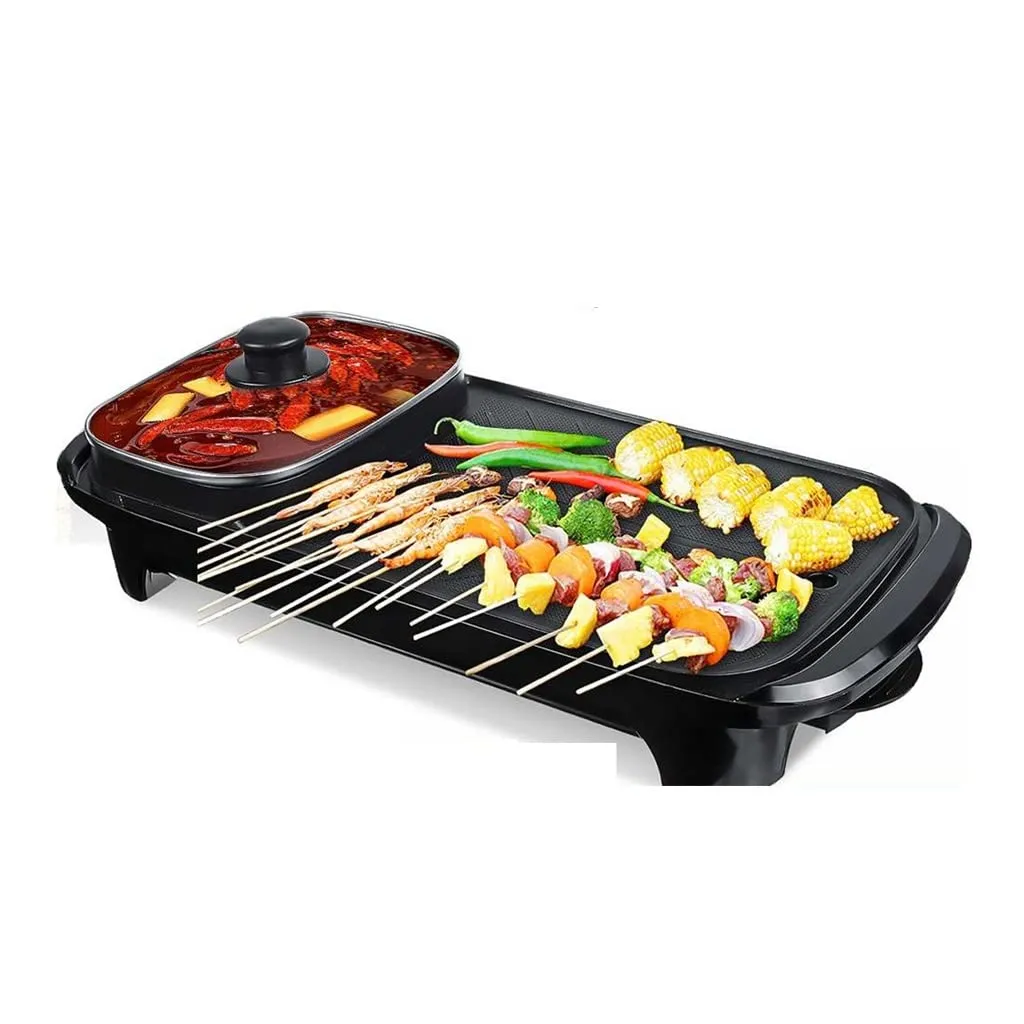 VejiA Nonstick Electric Barbecue Machine - Multi-Function Hotplate for Grilled Meat & BBQ