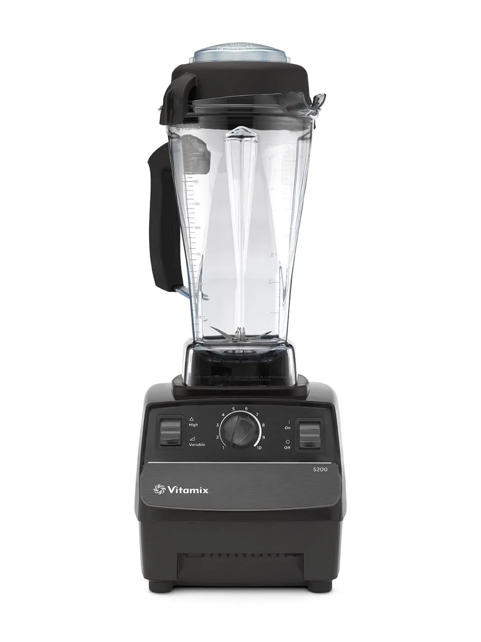 Vitamix 5200 Blender, 64 oz Self-Cleaning Container, Professional-Grade Black/Grey for Smoothies