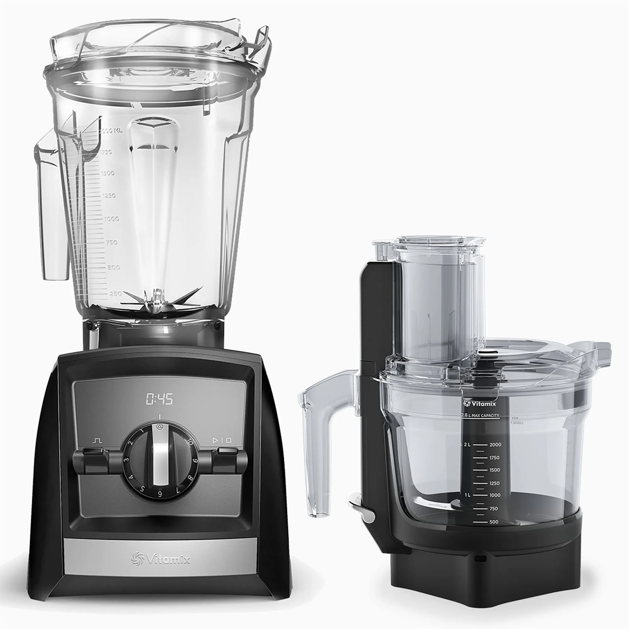 Vitamix A2300 SmartPrep Kitchen System with Food Processor Attachment, 64-Ounce Container