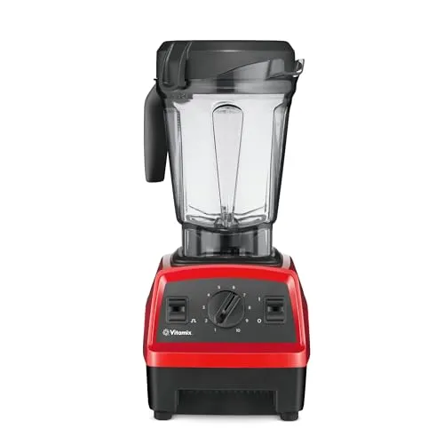 Vitamix Explorian Blender, 64 oz Low-Profile Container, Professional-Grade, Red (Renewed Premium)