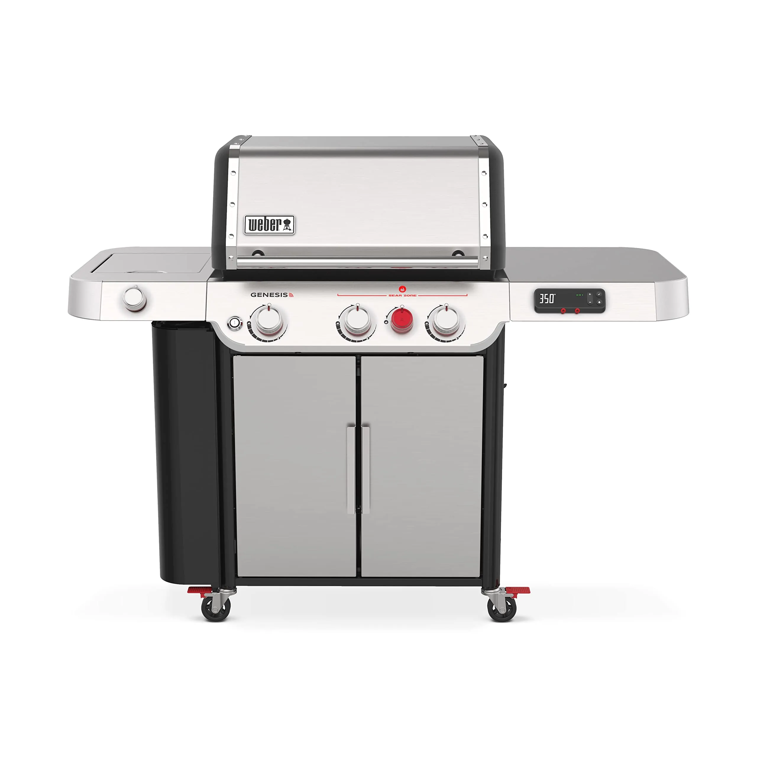 Weber Genesis Smart SX-335 LP SS Gas Grill with Expandable Grate & Smart Technology