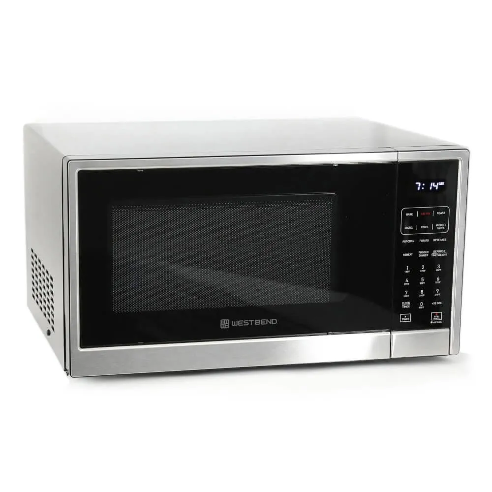 West Bend 3-in-1 Microwave Air Fryer Convection Oven, 1.3 cu. ft. Stainless Steel