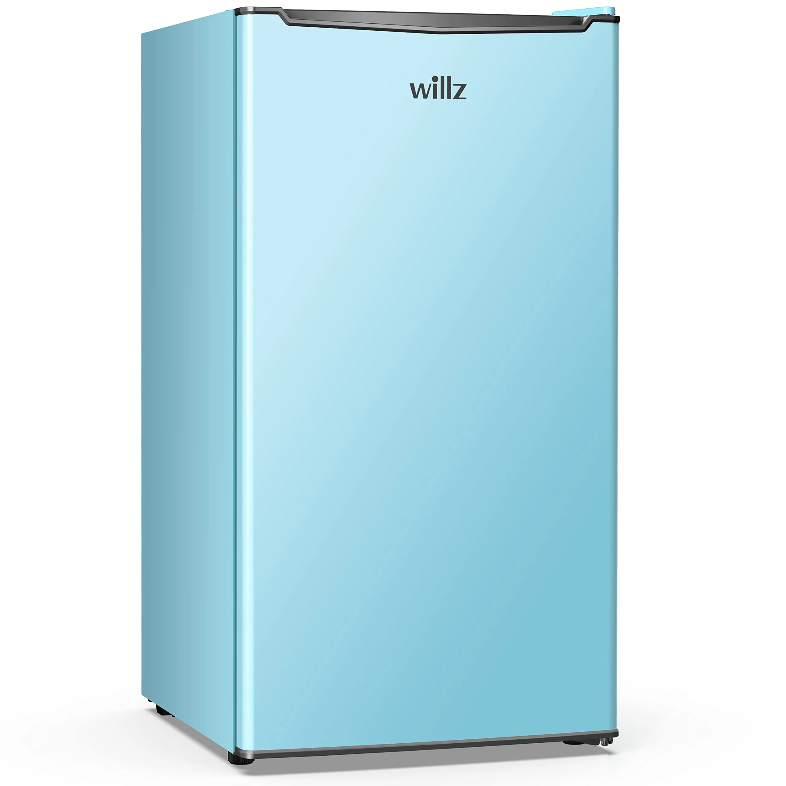 Willz WLR33MBED02 Compact Refrigerator 3.3 Cu Ft with Chiller, Adjustable Thermostat, Blue