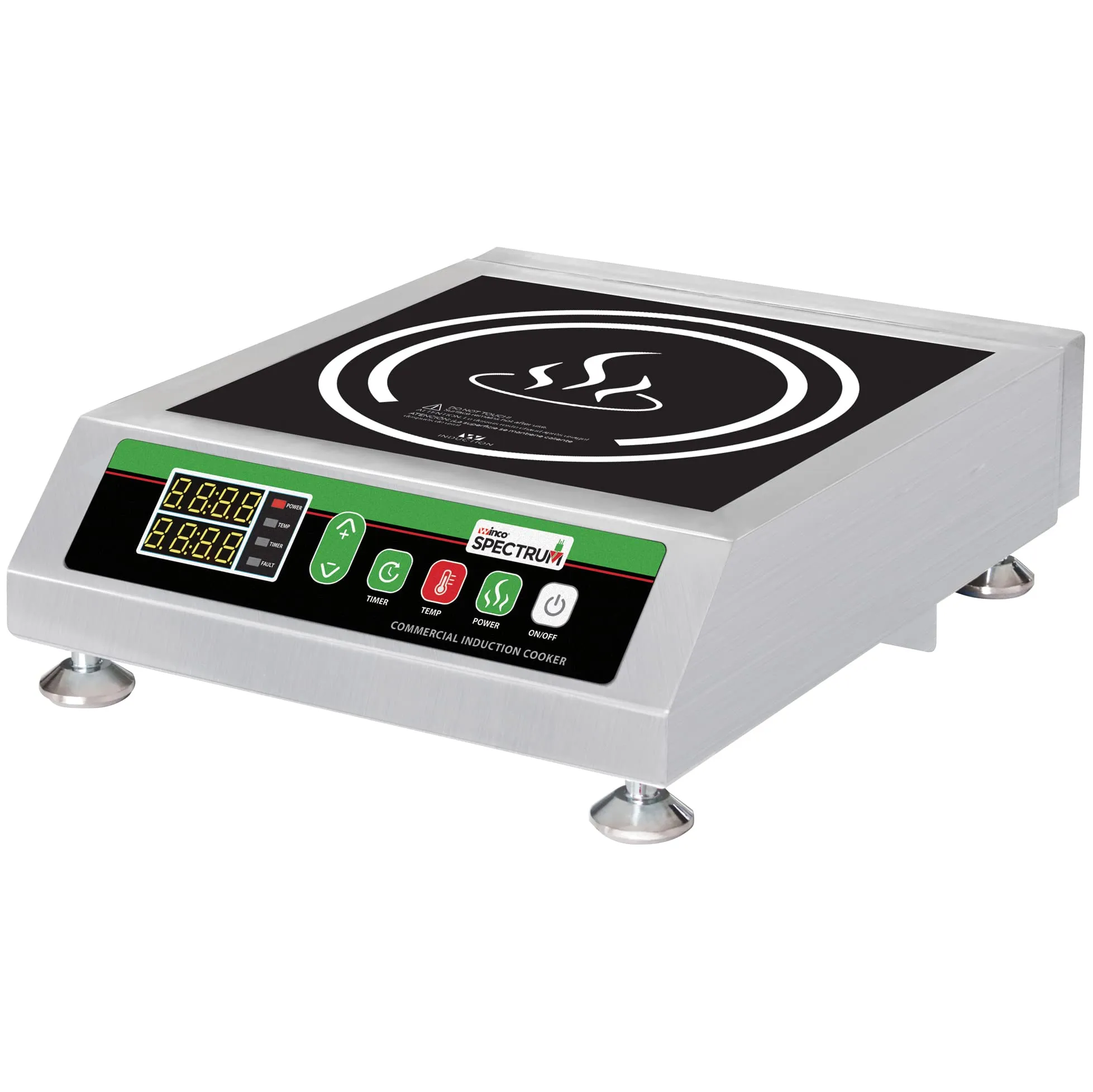 Winco EICS-18 Commercial Electric Countertop Induction Cooker 120 Volt for Professional Cooking