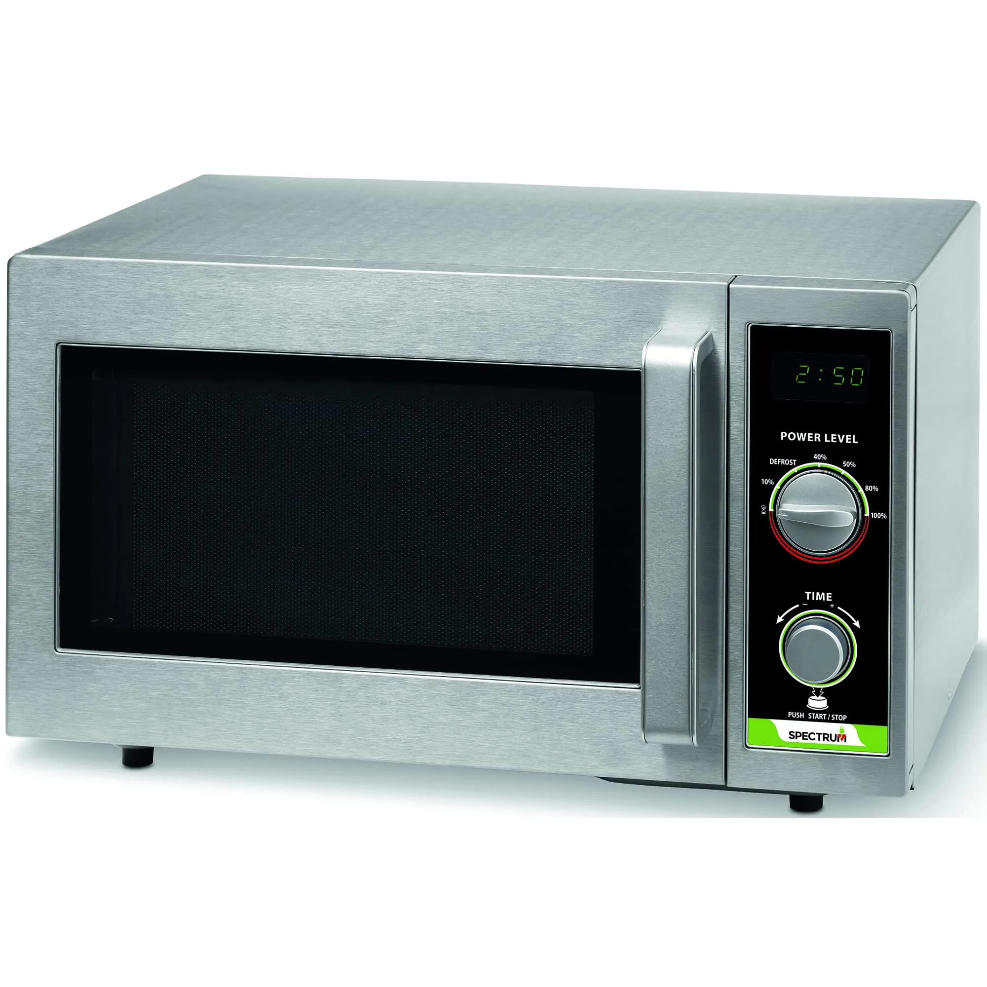 Winco EMW-1000SD Commercial Microwave Oven, 0.9 Cu Ft Capacity, Stainless Steel, 1000W Power