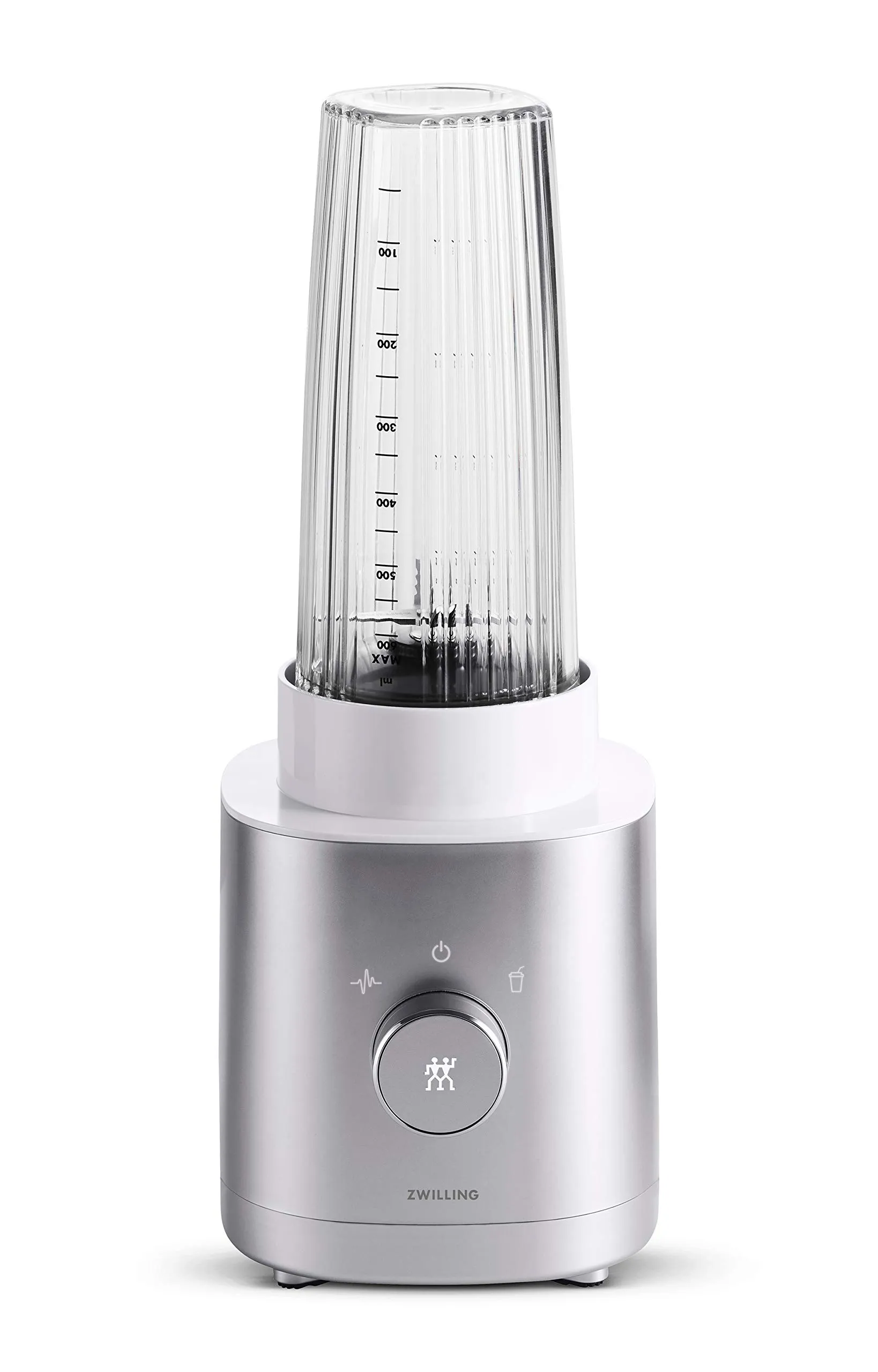 ZWILLING Enfinigy 20-oz Personal Smoothie Blender with App - German Engineering, Silver, BPA-Free